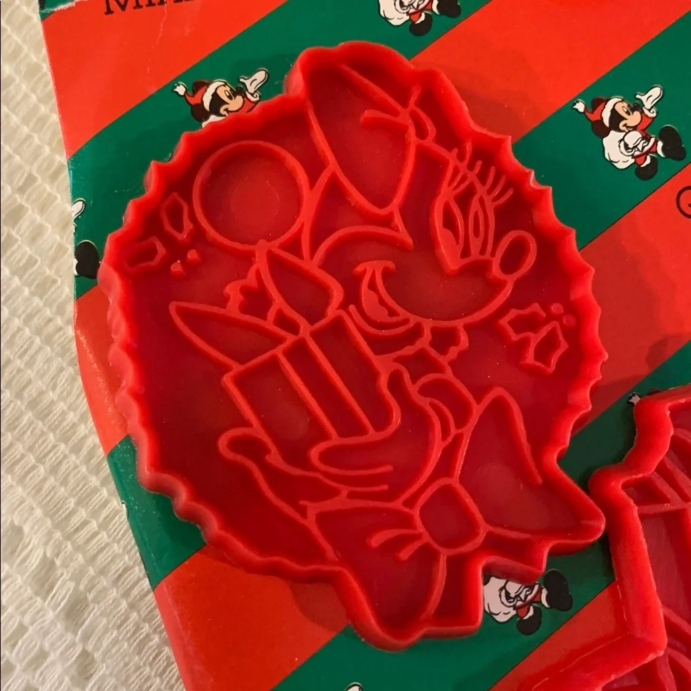 Vintage Walt Disney Christmas Stocking Cookie Cutters Set of 6 X-Large